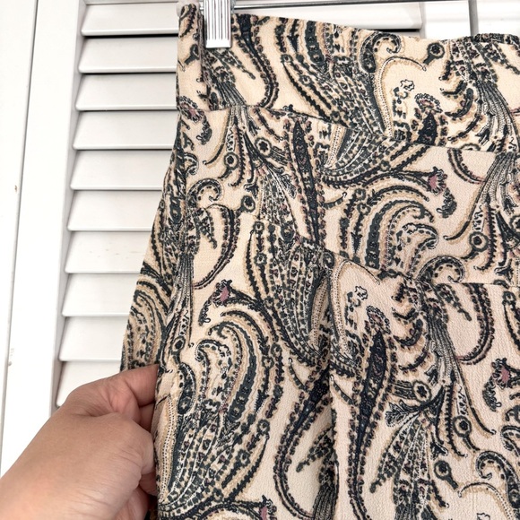 Anthropologie Paisley Harem Balloon Pants High Rise Elastic Hem Size Medium - Picture 6 of 13